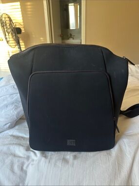 Freshly Picked Seoul Neoprene Black Diaper Bag Backpack
